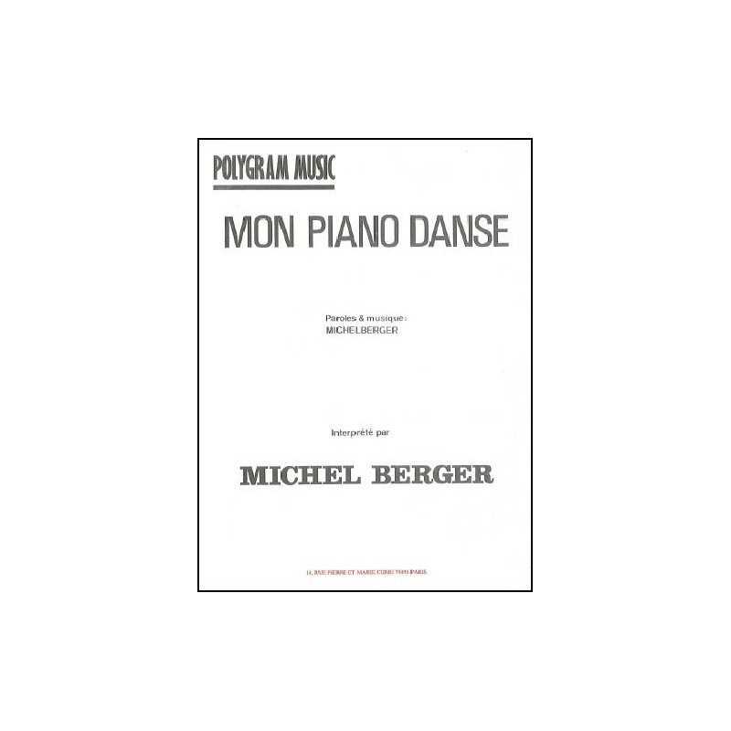 Partition MON PIANO DANSE Michel Berger
