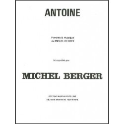 Sheet music ANTOINE Michel Berger
