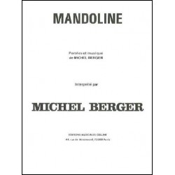 Sheet music MANDOLINE Michel Berger