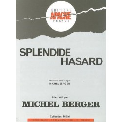 Sheet music SPLENDIDE HASARD ichel Berger