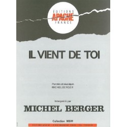 Sheet music IL VIENT DE TOI Michel Berger