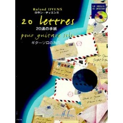 20 LETTRES POUR GUITARE SOLO + CD