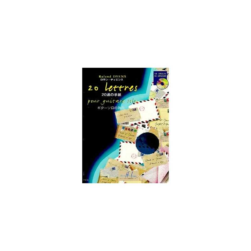 20 LETTRES POUR GUITARE SOLO + CD