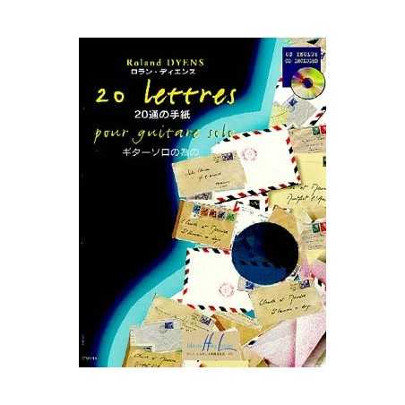 20 LETTRES POUR GUITARE SOLO + CD