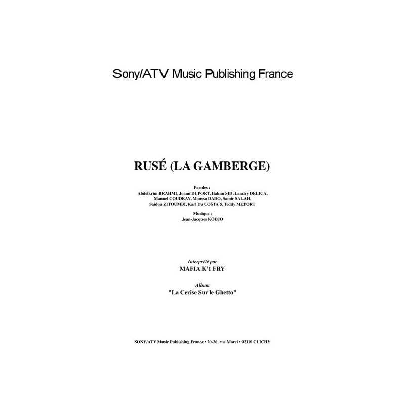 RUSÉ (LA GAMBERGE)