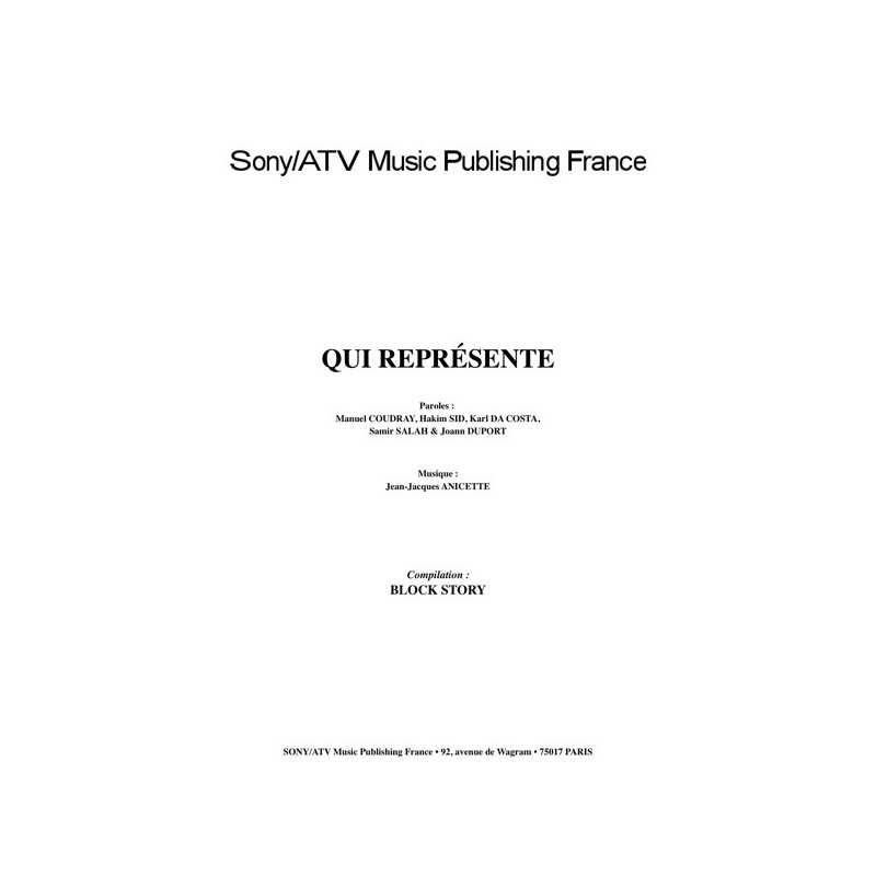 QUI REPRÉSENTE