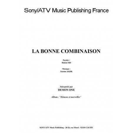 LA BONNE COMBINAISON