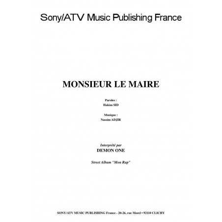 MONSIEUR LE MAIRE
