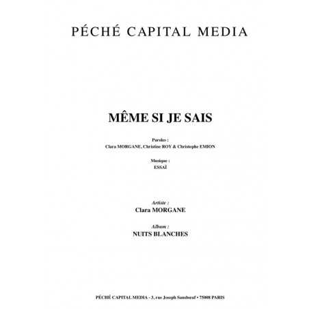 MÊME SI JE SAIS