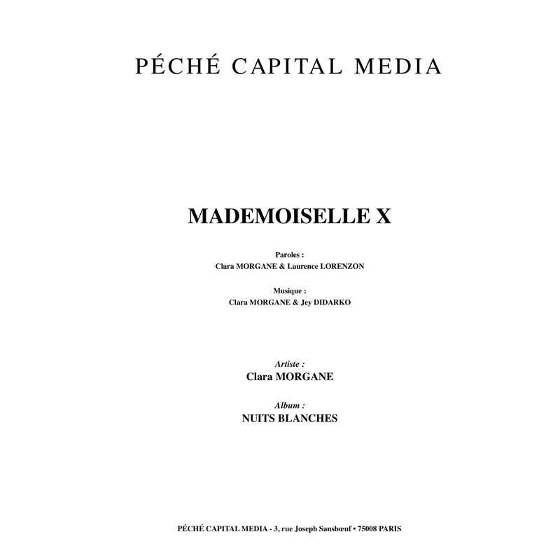 MADEMOISELLE X