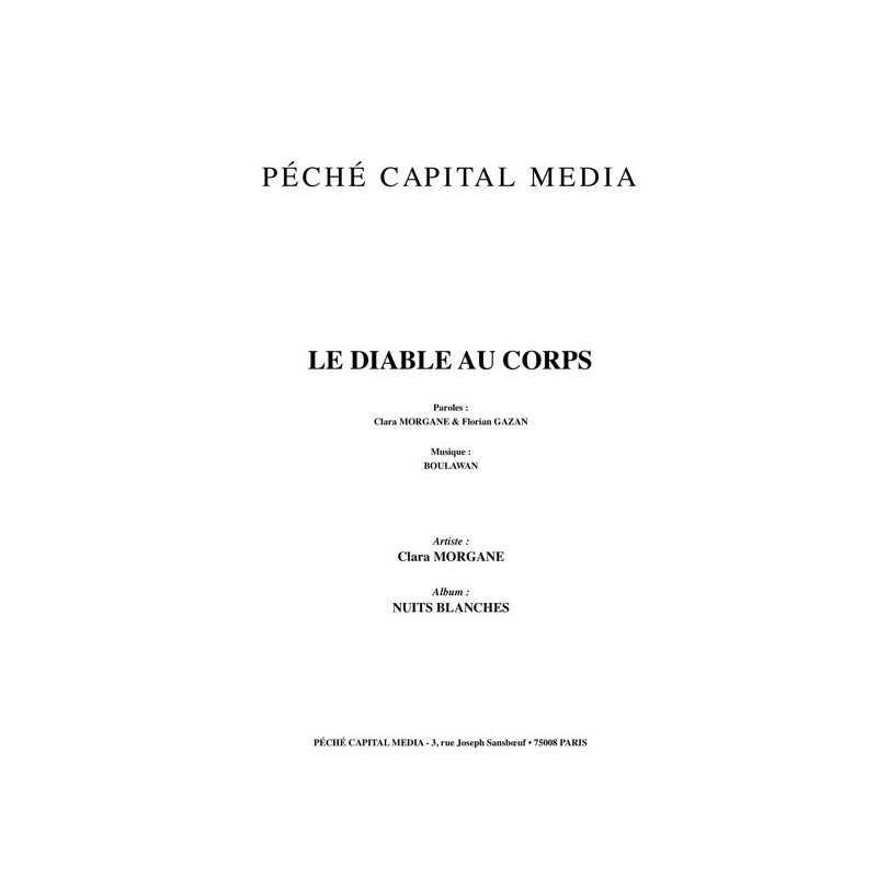 LE DIABLE AU CORPS