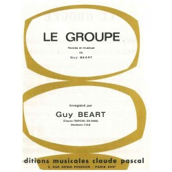 Sheet music LE GROUPE Guy BEART