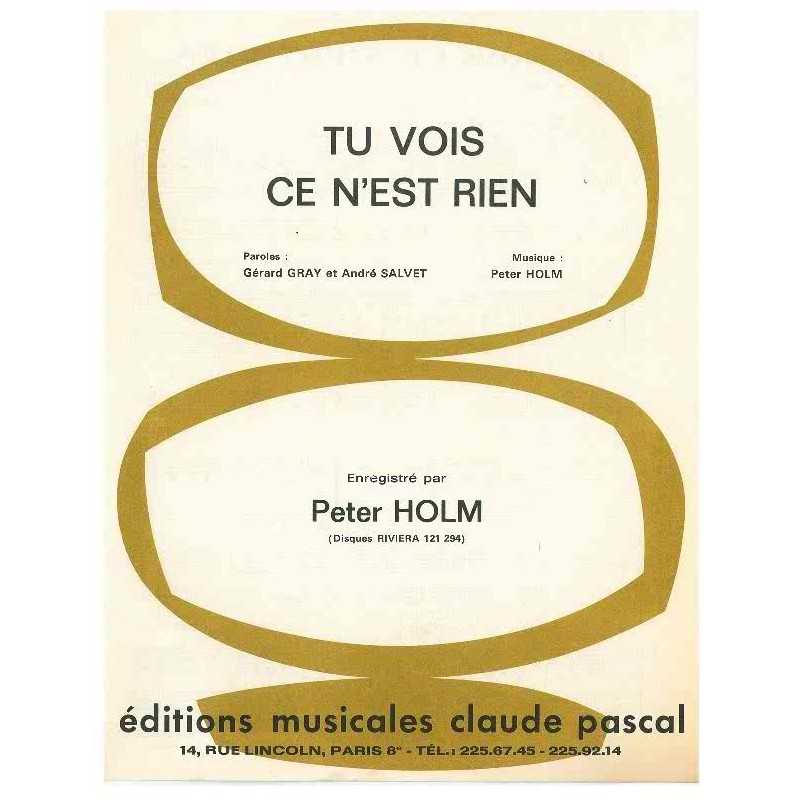 TU VOIS CE N'EST RIEN