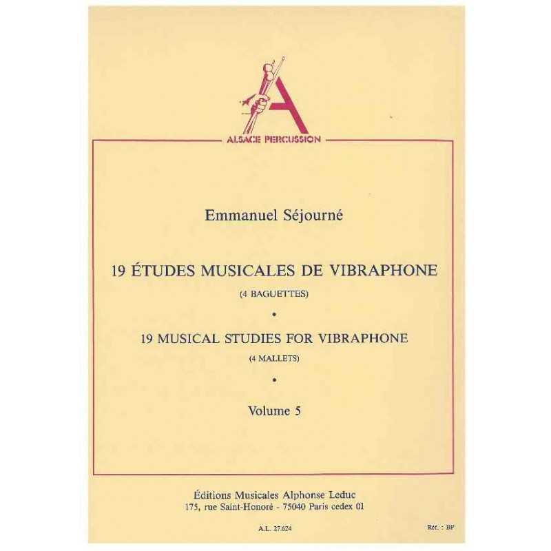 19 MUSICAL STUDIES FOR VIBRAPHONE