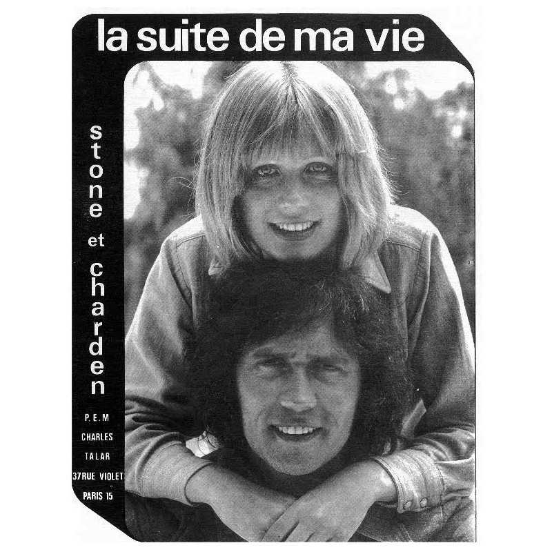 Partition LA SUITE DE MA VIE STONE & CHARDEN