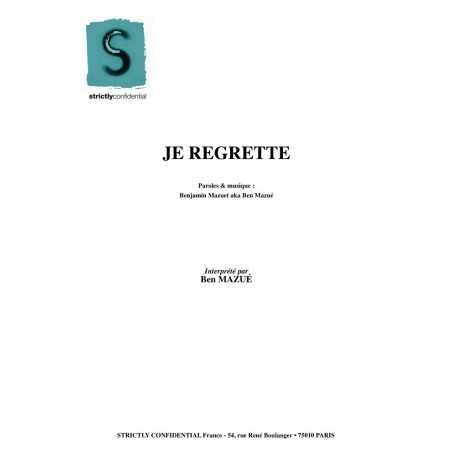 JE REGRETTE