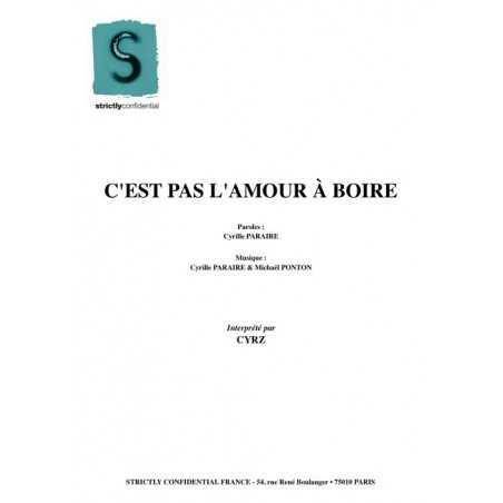 C'EST PAS L'AMOUR A BOIRE