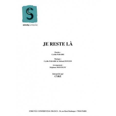 JE RESTE LÀ