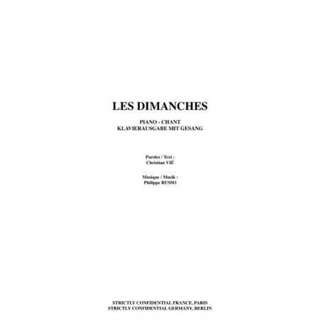 LES DIMANCHES