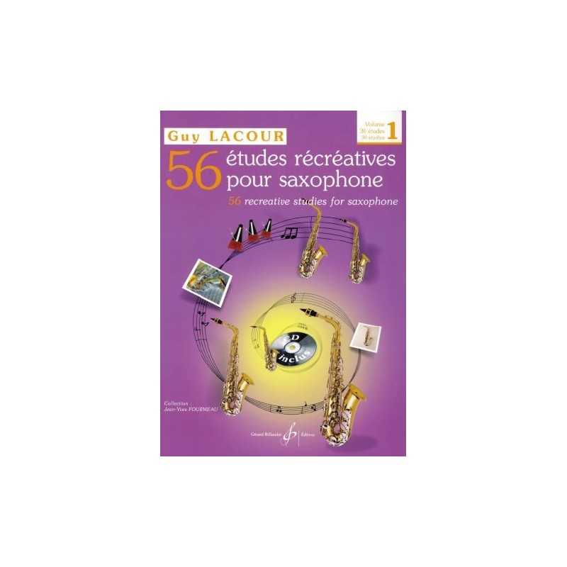 56 ETUDES RECREATIVES POUR SAXOPHONE VOL.1
