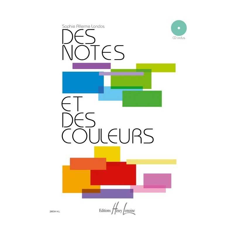 DES NOTES ET DES COULEURS + CD