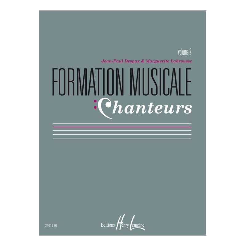 FORMATION MUSICALE CHANTEURS VOL.2