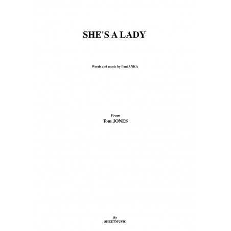 SHE'S A LADY