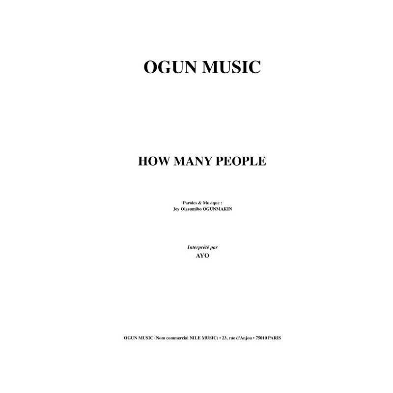HOW MANY PEOPLE