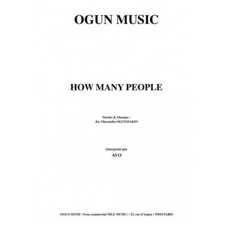 HOW MANY PEOPLE
