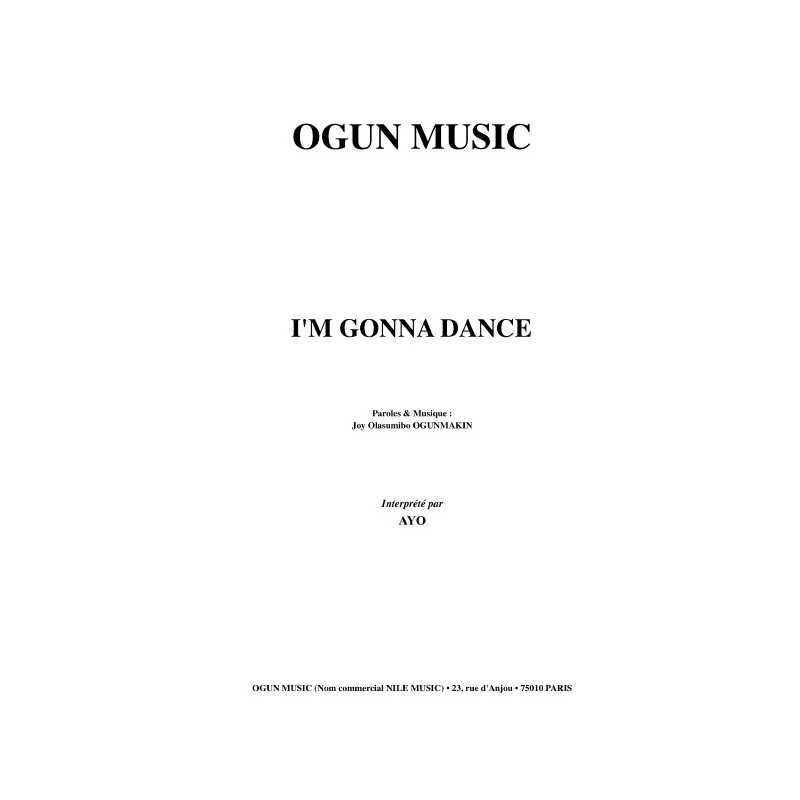 I'M GONA DANCE