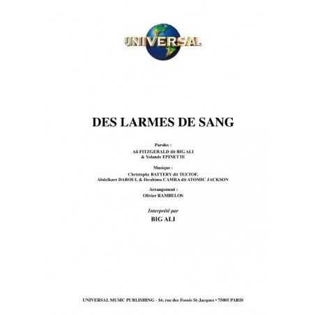 DES LARMES DE SANG