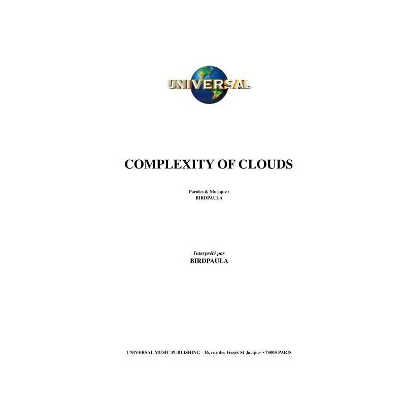 COMPLEXITY OF CLOUDS