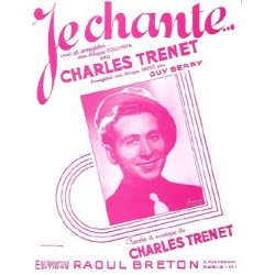 Sheet music JE CHANTE Charles Trenet PDF