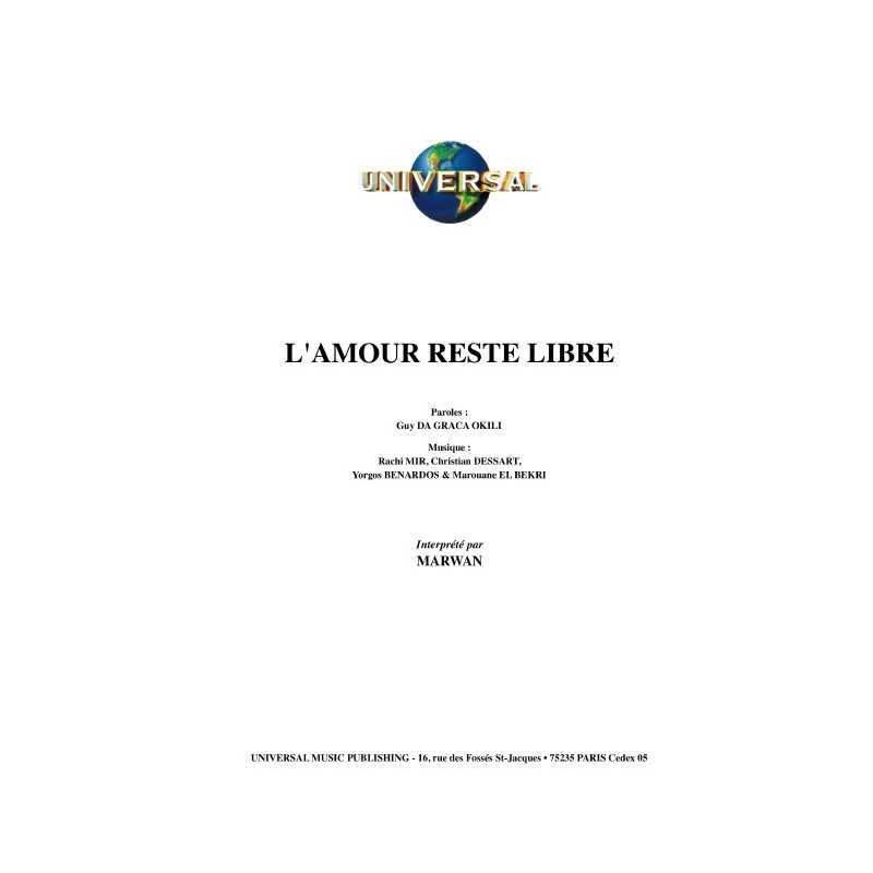 L'AMOUR RESTE LIBRE