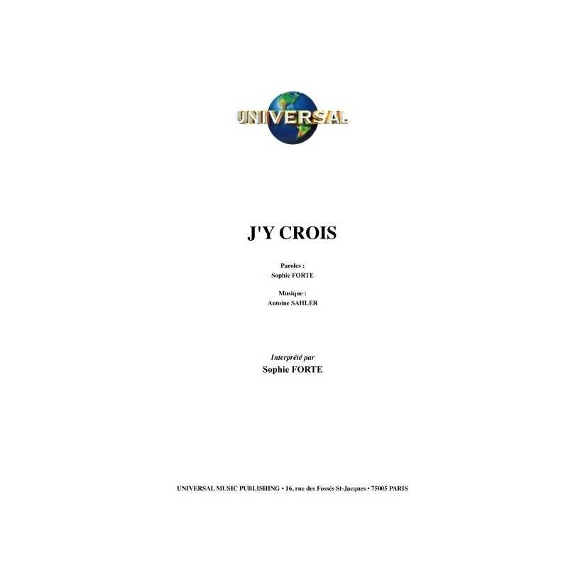 J'Y CROIS