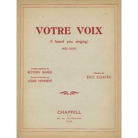 VOTRE VOIX (I HEARD YOU SINGING)