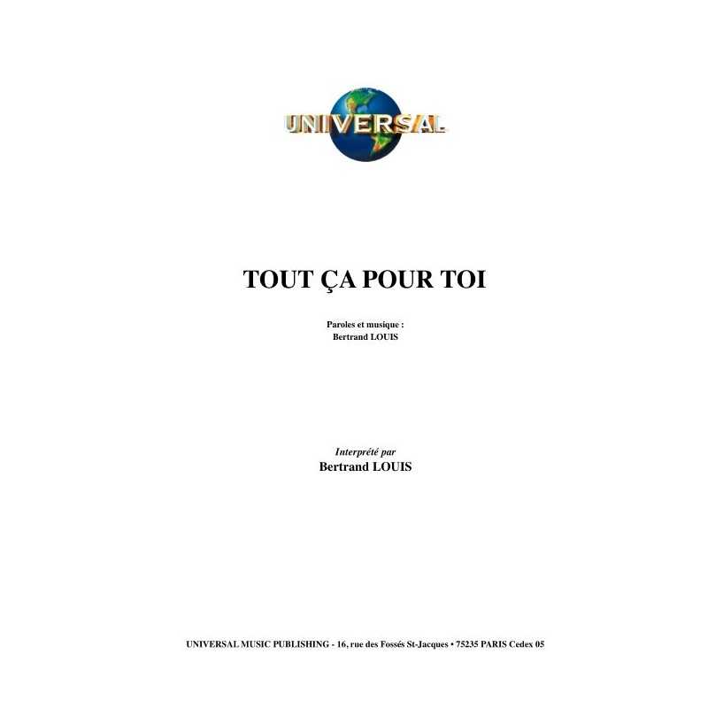 TOUT ÇA POUR TOI