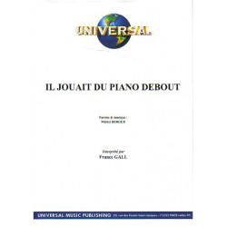 Sheet music IL JOUAIT DU PIANO DEBOUT France Gall