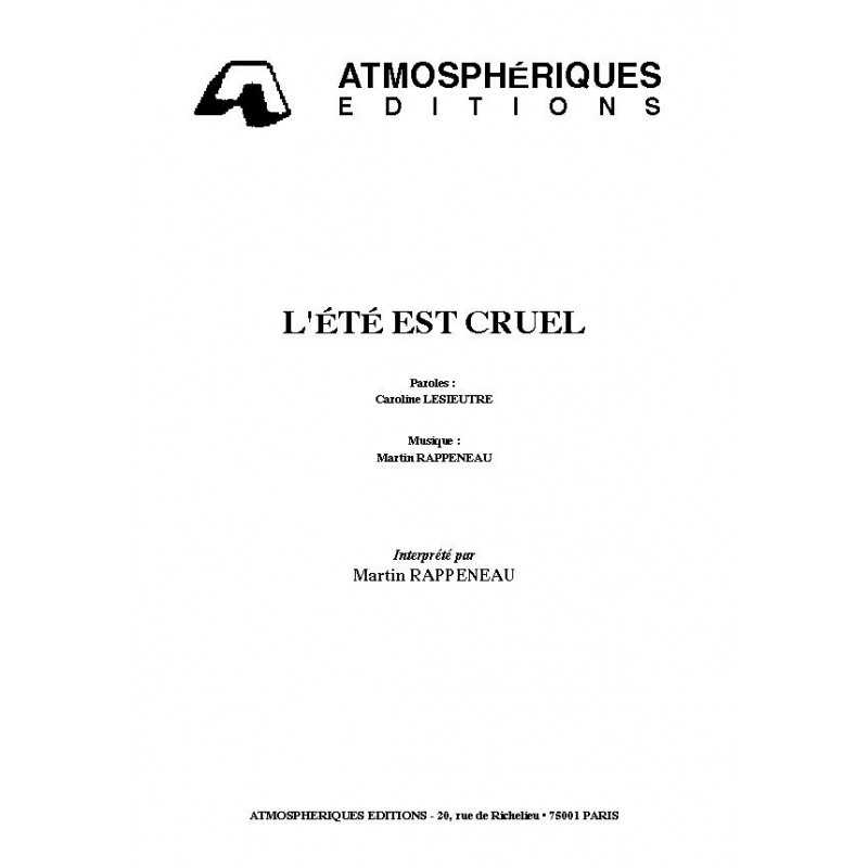 L'ÉTÉ EST CRUEL