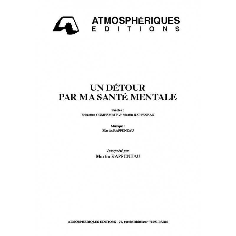UN DÉTOUR PAR MA SANTÉ MENTALE