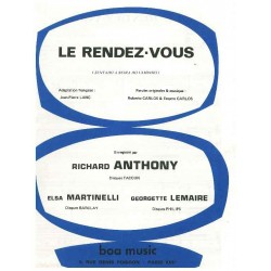 Partition LE RENDEZ-VOUS (SENTADO A BEIRA DO CAMINHO) Richard ANTHONY