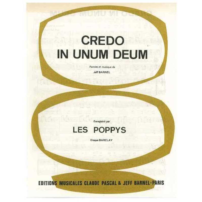 CREDO IN UNUM DEUM