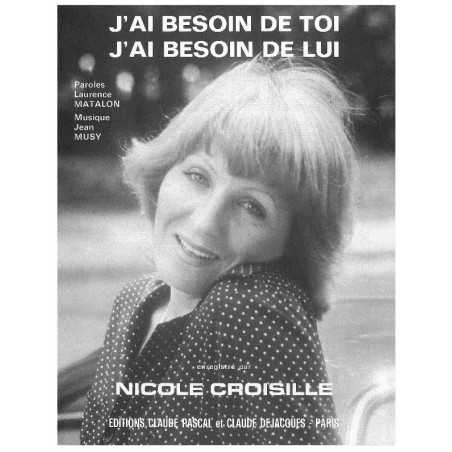 J'AI BESOIN DE TOI J'AI BESOIN DE LUI