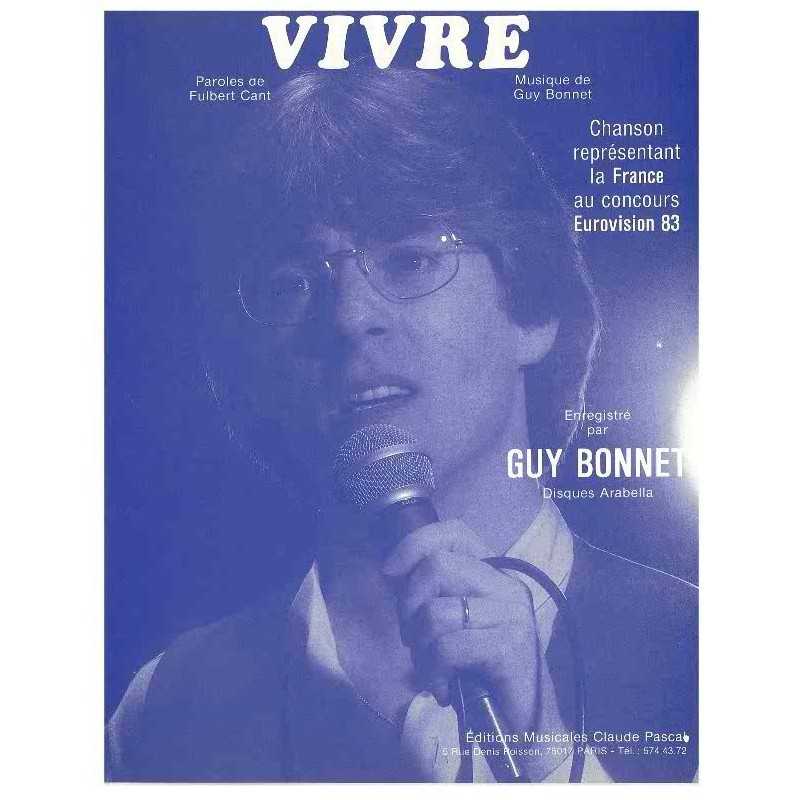 Partition VIVRE Guy Bonnet