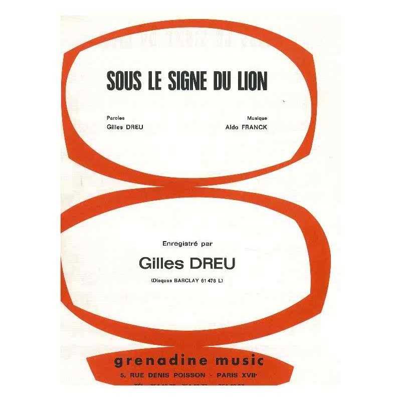 SOUS LE SIGNE DU LION