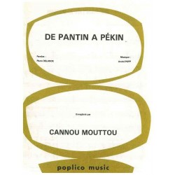 Sheet music DE PANTIN A PÉKIN Juliette Gréco