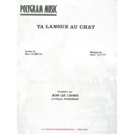 TA LANGUE AU CHAT