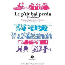 Sheet music LE P'TIT BAL PERDU C'ÉTAIT BIEN Bourvil