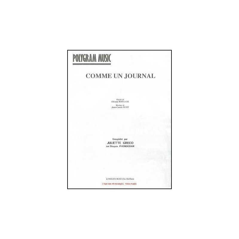 COMME UN JOURNAL