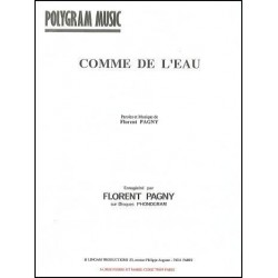 COMME DE L'EAU
